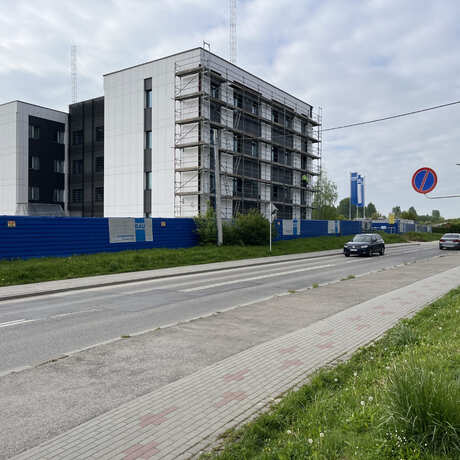 Budowa nowej siedziby II Komisariatu Policji w Rzeszowie [kwiecień 2024] - fot 4